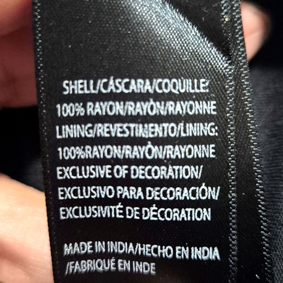 Shyanne Black Asymmetrical Embellished Mini Dress...SIZE:XL - Picture 16 of 16